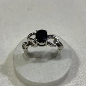 Silver Sapphire Ring