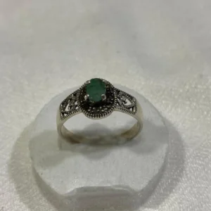 Simple silver ring