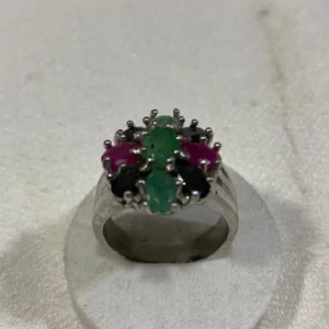 Crossover Silver ring