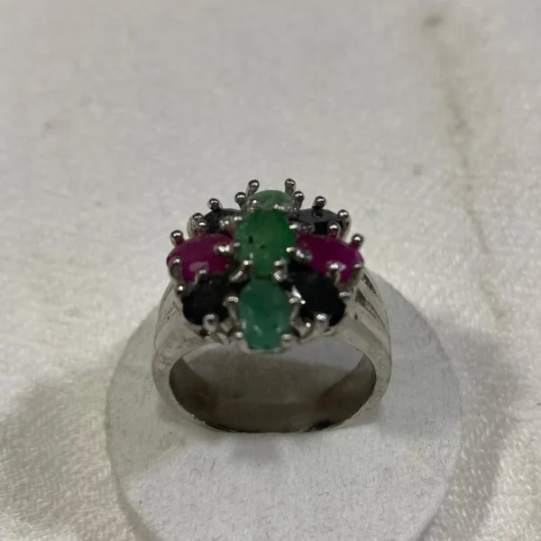 Crossover Silver ring