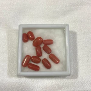Red coral gemstone